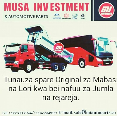 We Supply Original and Quality spare parts for all Chinese Buses and Trucks